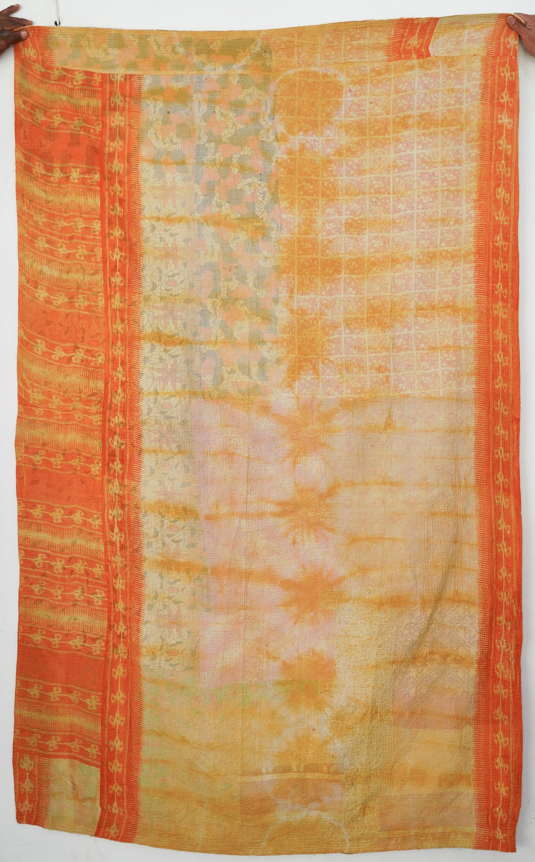 Premium, Cotton Kantha Quilt, Vintage Kantha Quilt, Kantha Bedspread Etsy