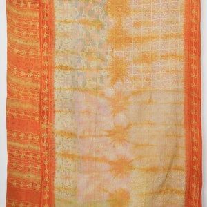 Premium, Cotton Kantha Quilt, Vintage Kantha Quilt, Kantha Bedspread