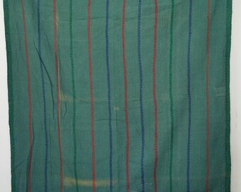 Vintage Kantha Quilt Handmade Reversible Indian Cotton Throw Blanket Boho Bedspread