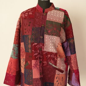 XL Size Vintage Kantha Christmas All Season Jackets Specially For Winters Cotton Jacket Bohemian Handmade Jacket Vintage Unisex Cute Jacket