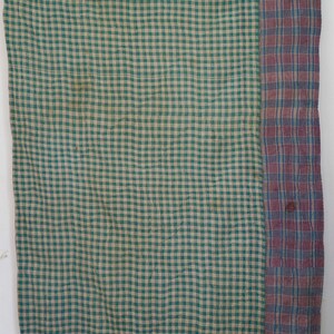 Edredón Kantha vintage indio / Manta de patchwork hecha a mano / Decoración sostenible para el hogar