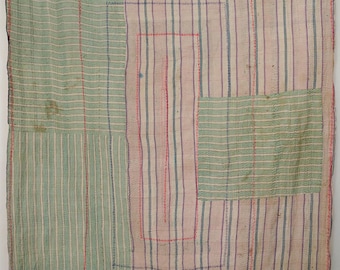 Handmade Vintage Kantha | Lightweight Cotton Quilt