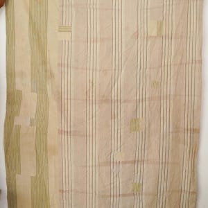 Indischer Vintage-Kantha-Steppquilt, Patchworkdecke aus Baumwolle, handgefertigte Tagesdecke, Boho-Bettwäsche, Wohnaccessoire