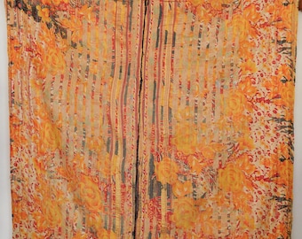 Authentic Vintage Kantha Quilt Handmade Cotton Blanket – Tribal Patchwork