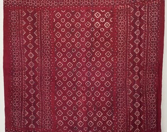 Handmade Indian Kantha Quilt Vintage Patchwork Throw Reversible Cotton Blanket