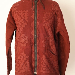 L Size Vintage Kantha Christmas All Season Jackets Specially For Winters Cotton Jacket Bohemian Handmade Jacket Vintage Unisex Cute Jacket