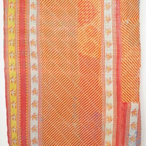 Premium, Cotton Kantha Quilt, Vintage Kantha Quilt, Kantha Bedspread