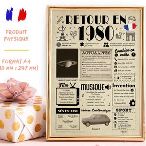 Carte Anniversaire 45 Ans Femme Homme - Idée Cadeau 45 Ans Femme Homme - Decoration Anniversaire 45 Ans 1980 - Maman, Papa, Amie, Mariage