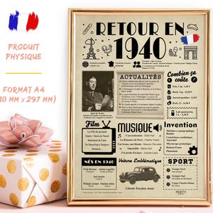 Carte Anniversaire 85 Ans Femme Homme - Idée Cadeau 85 Ans Femme Homme - Decoration Anniversaire 85 Ans 1940 - Maman, Papa, Amie, Mariage