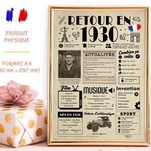 Carte Anniversaire 95 Ans Femme Homme - Idée Cadeau 95 Ans Femme Homme - Decoration Anniversaire 95 Ans 1930 - Maman, Papa, Amie, Mariage