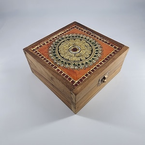 handmade tanjore painting antique box,home decor item,home and living