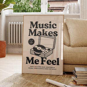 Music Wall Art, Vinyl Record Printable Poster, Retro Wall Art, Music Poster Art, Trendy Art, Eccentric Prints, Vinyl Download, Music Gift