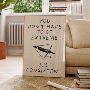 Motivational Quotes Posters, Motivation Wall Art, Modern Home Office Prints, Affirmation Poster, Office Wall Art, Inspirational Work Quotes