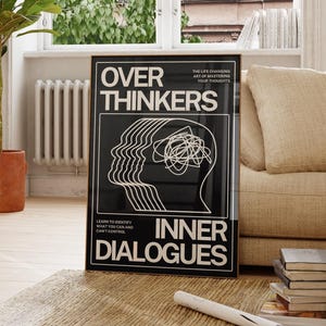 Overthinkers Trippy Wall Art