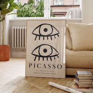 Pablo Picasso Wall Art Picasso Art Print Pablo Picasso Line Art Picasso Poster Picasso Wall Art Vintage Exhibition Poster Printable Wall Art