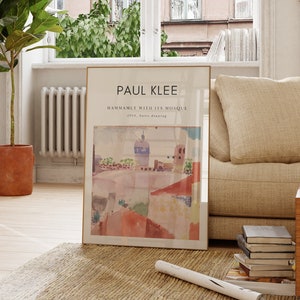 Paul Klee Print Vintage Poster Printable Wall Art Vintage Poster Paul Klee Exhibition Digital Download Eclectic Gallery Art Fine Art Print