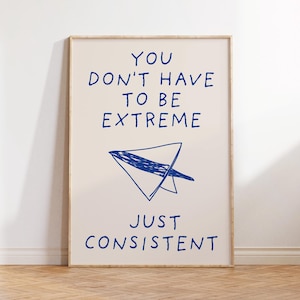 Consistency Definition Print: Motivational Office Wall Art (Digital Download)
