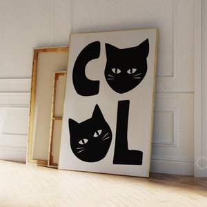Cat Print Wall Art