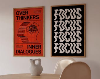 Trippy 70s Retro Art Prints: Psychedelic Home Decor (Digital Download)