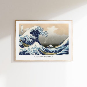 The Great Wave off Kanagawa Print, Japanese Print, Hokusai Poster, Museum Quality Art Print, Exhibition Poster, Classic Japanese Art Print