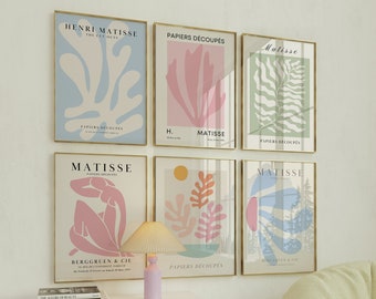 Henri Matisse Print Set: Danish Pastel Gallery Wall Art (Digital Download)