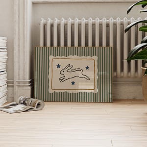 Vintage Striped Nursery Decor