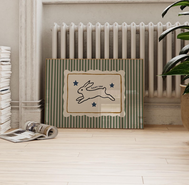 Vintage Striped Nursery Decor