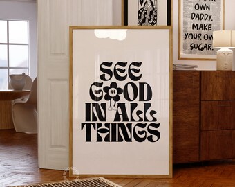 Aesthetic Typographic Preppy Prints, Apartment Wall Decor, Quote Printable Poster, Trendy Wall Art, Bedroom Wall Art, Digital Download