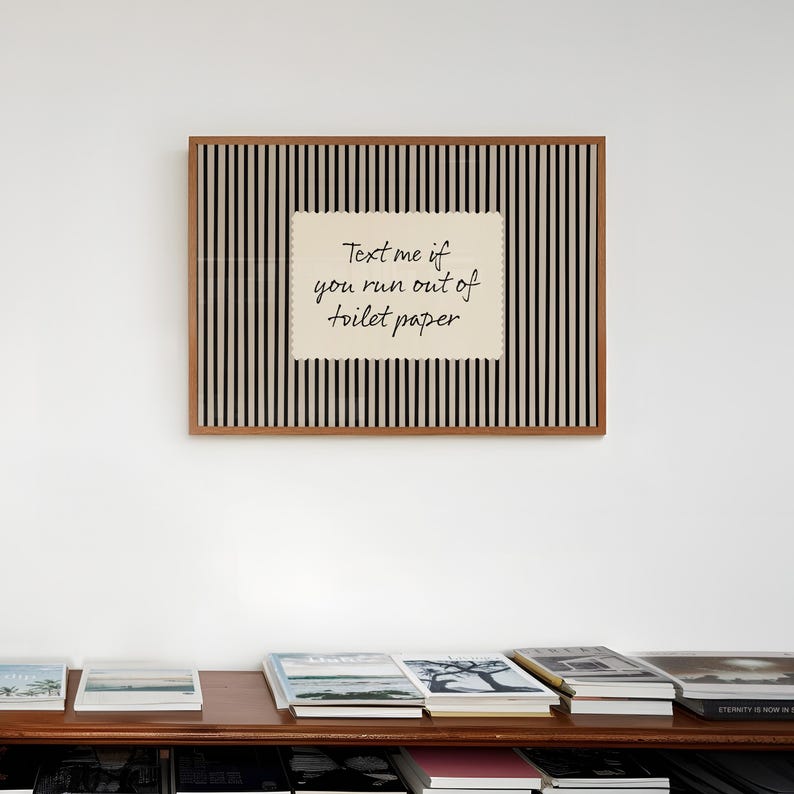 Bathroom Art Print Horizontal