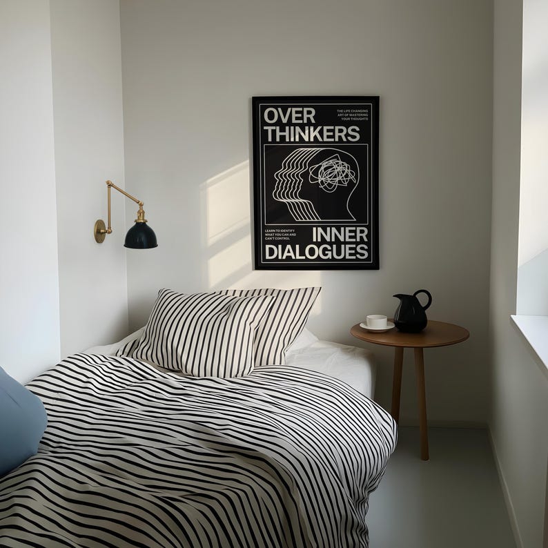 black retro poster