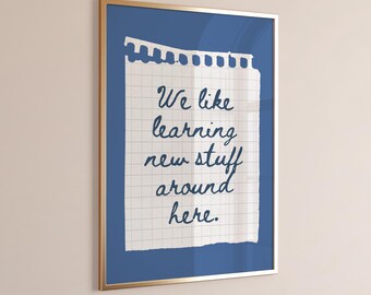 Classroom Quote Poster | Motivational Kids Wall Art (Digital Download)