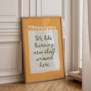 Classroom Quote Poster | Motivational Kids Wall Art (Digital Download)