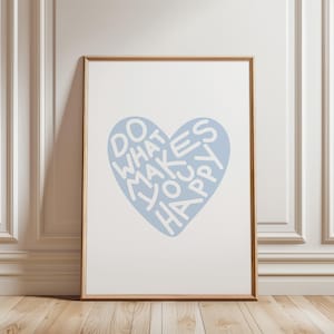 Arte de pared con corazones, impresiones en azul claro y blanco, impresiones de pared de moda, decoración de dormitorios universitarios, carteles azules, descarga digital, impresiones de arte estético