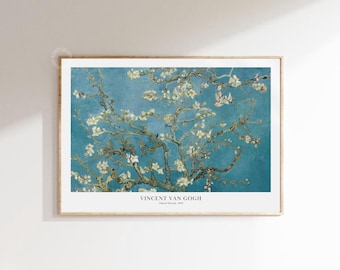 Impresión de Van Gogh "Almendro en flor": Arte impresionista vintage (Descarga digital)