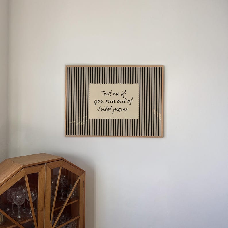 Trendy Bathroom Print