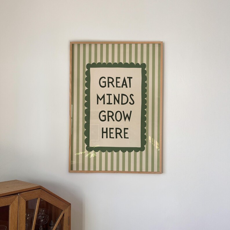 educational typography print