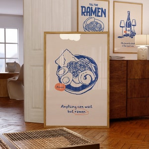 Ramen Noodle Poster: Japanese Kitchen Art Print (Digital Download)