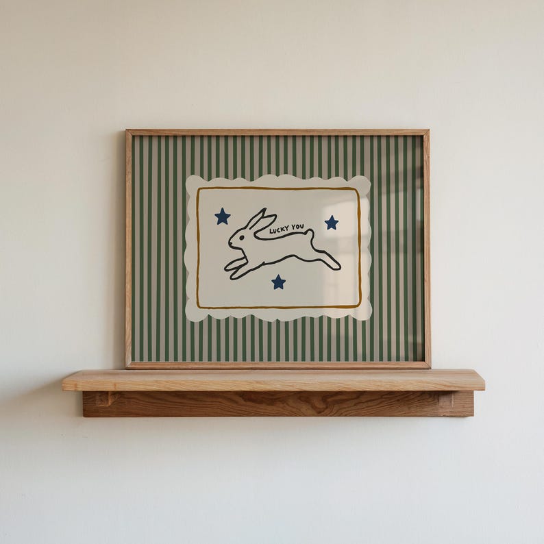 lucky art print