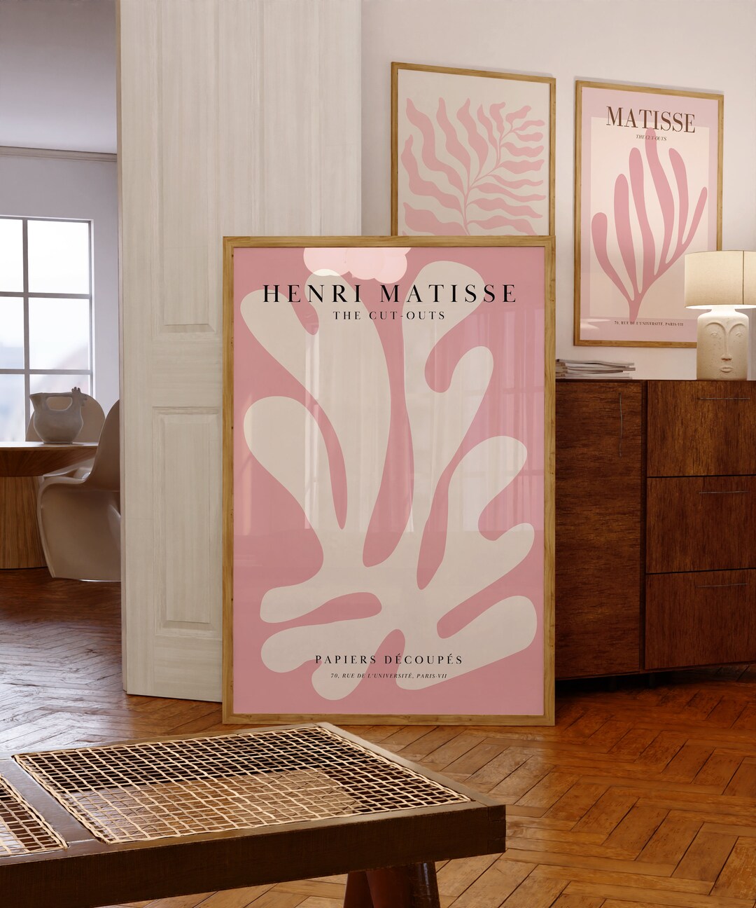 Henri Matisse Exhibition Print | Pink Abstract Gallery Wall Art ...