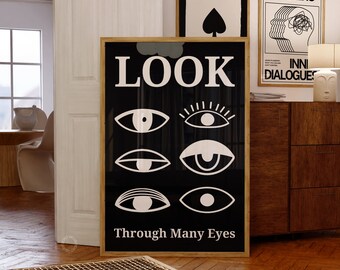 Eye Poster: Psychedelic Y2K Retro Wall Art (Digital Download)