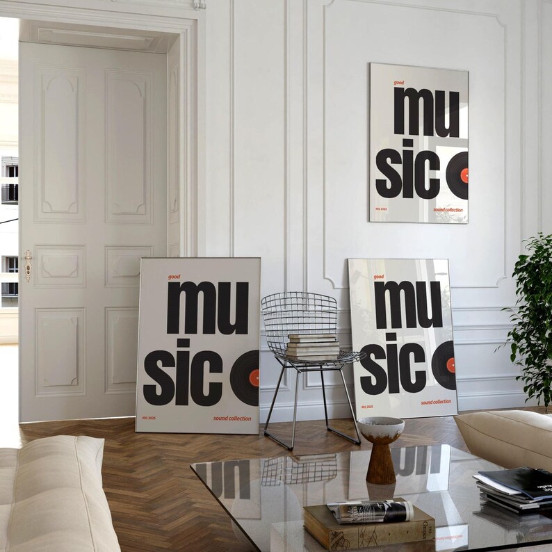 vinyl record music wall art