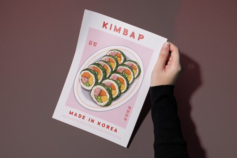korean food print