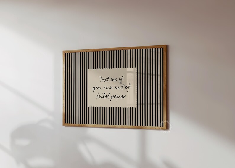 funny bahtroom wall art
