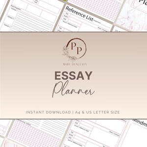 Essay Planner, Essay Writing, Essay Template, Essay Plan, Essay Plan Template, Essay Format, Essay, Writing Planner, College Essay