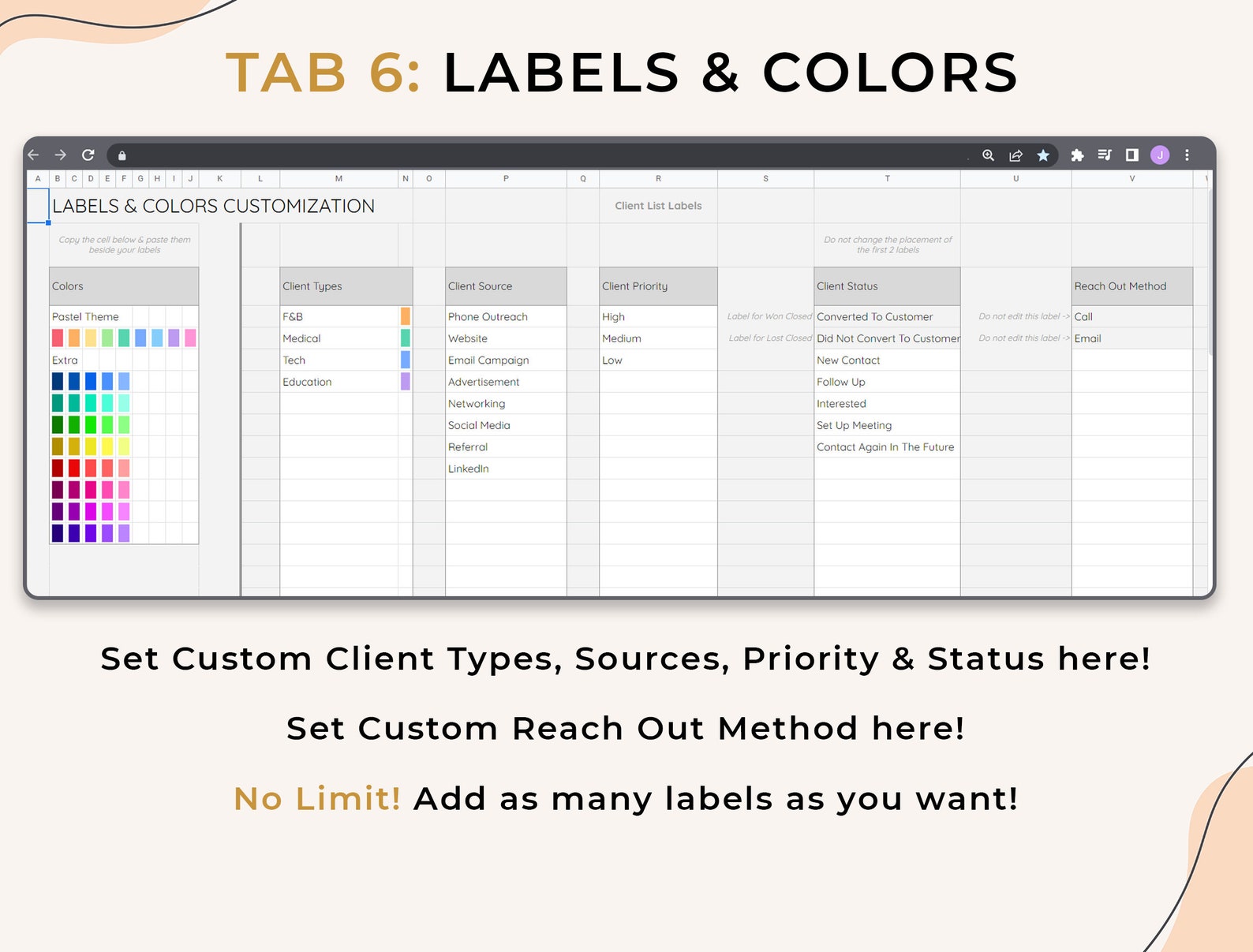 Client Email Tracker Client Call & Email Tracker, Small Business Template, Google Sheets ...