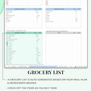 Weight Loss Tracker, Body Measurement Tracker, Macro Tracker, Food Tracker, Weight Loss Journal Digital, Weightloss Planner, Calorie Tracker image 10