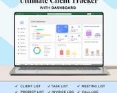 Excel Client Tracker, CRM Dashboard, Excel Small Business Template, Lead Tracker, Business Tracker, Business Planner Business Spreadsheet