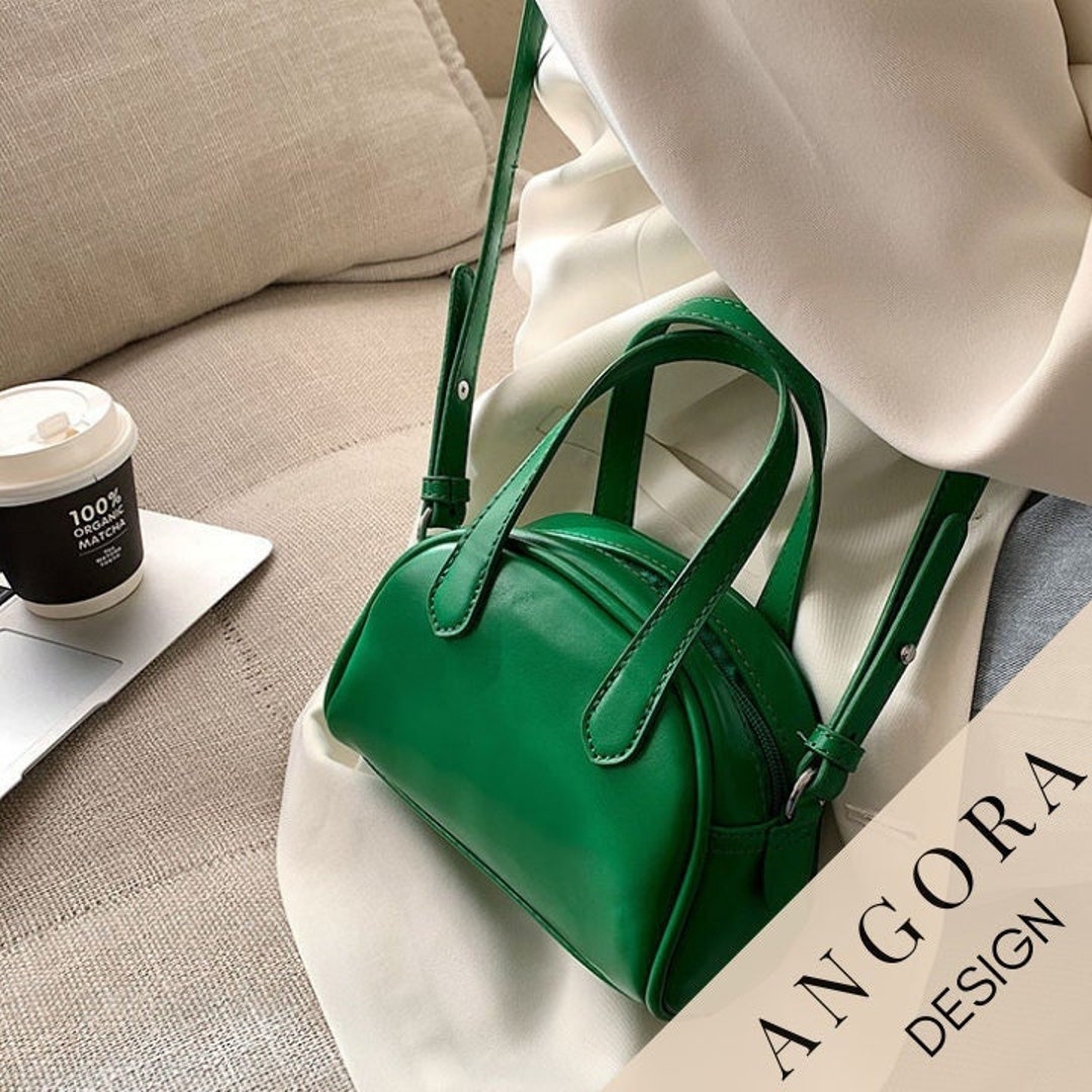 Minimalist Handbag With Strap, Vegan Leather Crossbody , Casual Mini