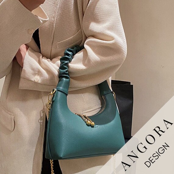 Emerald green cheap designer bag