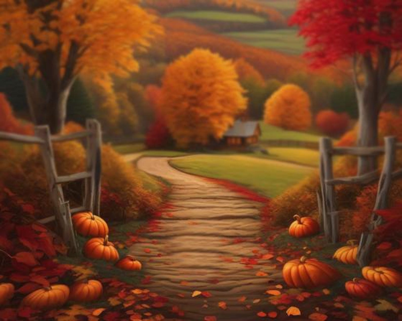 Rustic Fall Landscapes V1 Digital Backgrounds-backdrops Bundle - Etsy